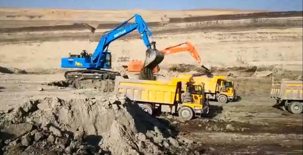 十田重工GC518H-9挖掘机矿山施工案例 高效破碎硬岩的实战利器